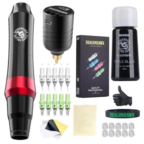 Beauty - Dragonhawk Wireless Tattoo Gun Kits, OKIIKOK 2-Tier Bamboo Corner Shower Caddys, Mini Flat Irons -MSRP $42,836