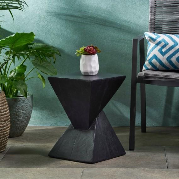 Kajsa Outdoor Concrete Accent Table, Halitaa File Cabinet, Drive Overbed Table - MSRP $1,142