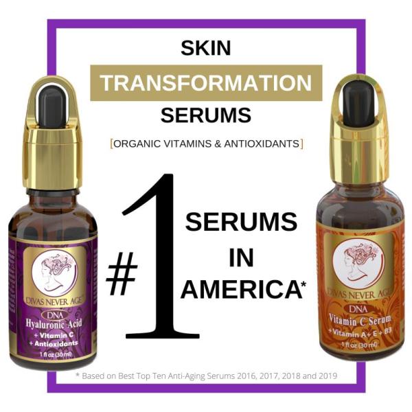 70 Units DIVAS NEVER AGE® Vitamin C/Hyaluronic Acid Serums MSRP $9,450