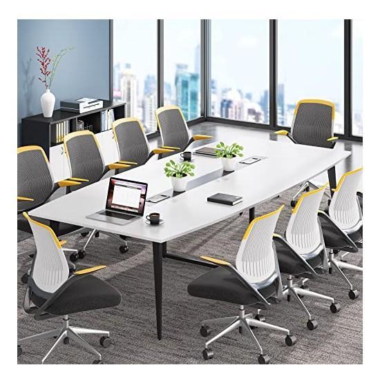 Tribesigns 8' Conference Table, KCC Massage Table, Tektalk Jigsaw Puzzle Table - MSRP $1,607