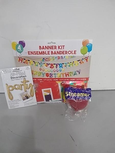 Bed Bath and Home - Premier Pet Bark Collar, Maxell CDs, Birthday Party Banner - MSRP $6,197