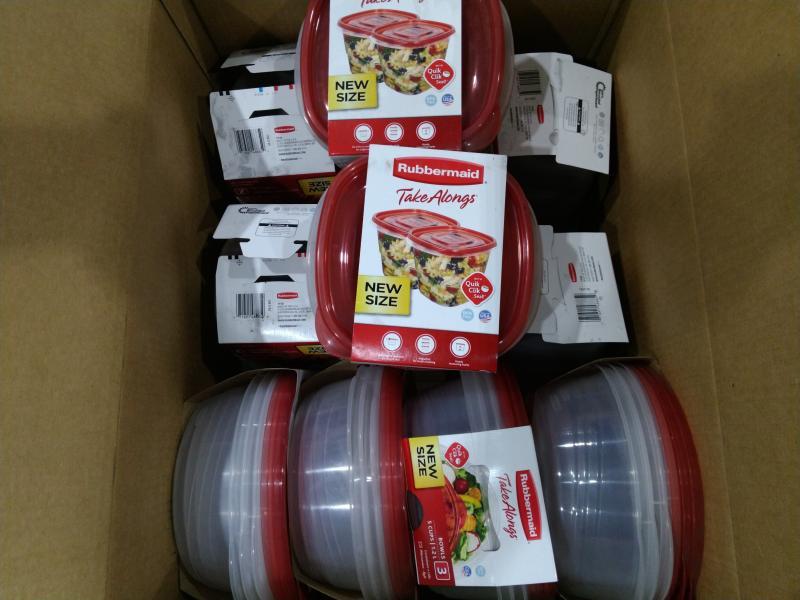 General Merch - Rubbermaid LunchBlox, Sterilite Tumblers, Garnier Hair Conditioner - MSRP $1,211