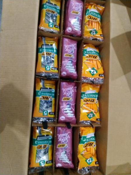 Health and Beauty - BIC Disposable Razors - MSRP $1,944