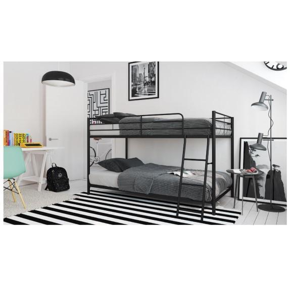 Furniture - Twin over Twin Junior Bunk Bed, Leighton Twin Bed with Mattress - MSRP $1,303
