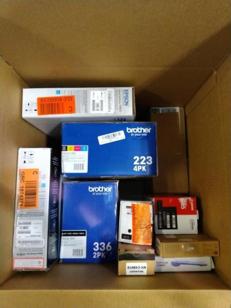 Electronics - Brother Toner, Dymo LabelWriter, Epson Color Scanner - MSRP $2,612