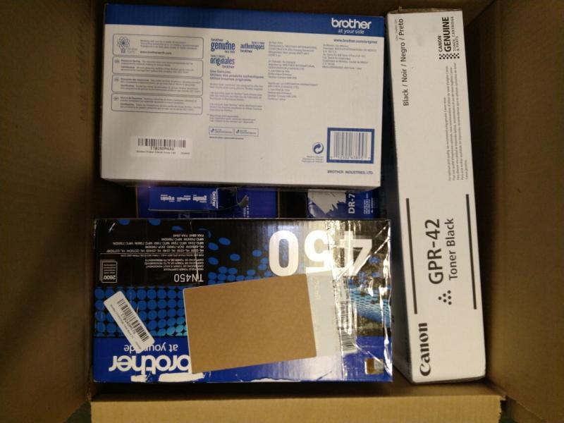 Printer Ink & Toner - Brother, Canon, Lexmark - MSRP $2,316