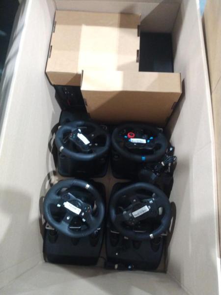 Consumer Electronics- Logitech G920 Driving Force Racing Wheel, LOGITECH Z906 5.1 SPKR - MSRP $2,029