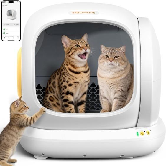 MeoWant Self-Cleaning Cat Litter Box, American Standard Cadet Toilet Tank, Joydeco Window Shade - MSRP $1,023