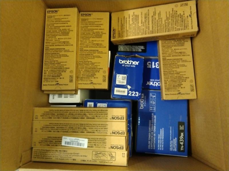 Printer Ink & Toner - Brother, Epson - MSRP $2,776