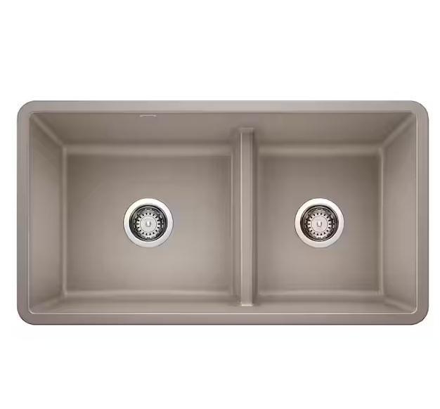 Plumbing - Blanco 44252 Precis Double Basin Granite Kitchen Sink, Kohler, Broan-NuTone & More - Est Retail $1,427 -1plt