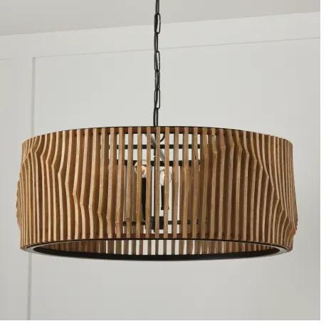 Capital Lighting 344664WK Wood Pendant - MSRP $1,038