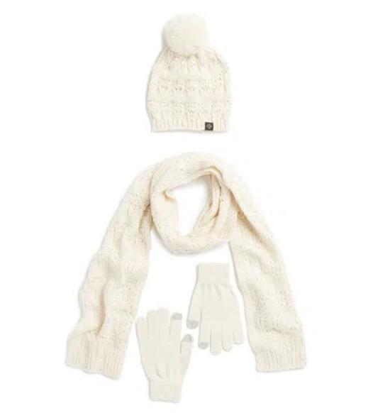 Apparel - Nanette Lepore Scarf, Gloves, & Hat Set, Heat Logic Thermal Beanie, Heat Logic Gloves - MSRP $8,503