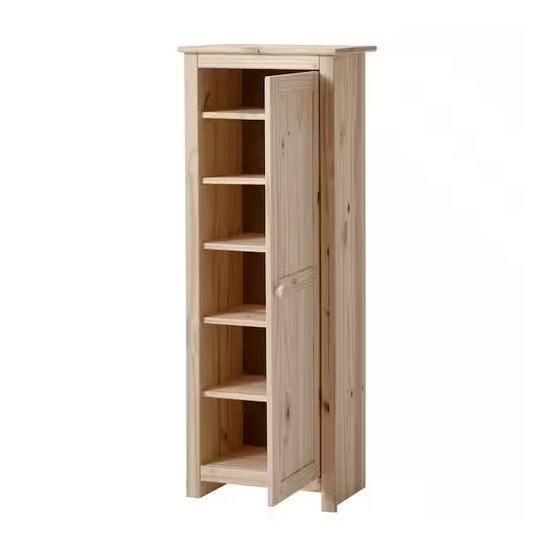 StyleWell Unfinished Natural Pine Wood Accent Cabinet (48 in. H x 18 in. W x 15 in. D) - Est Retail $1,038- 1plt