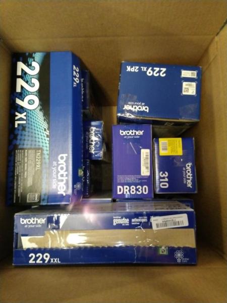 Printer Ink & Toner - Brother, Canon - MSRP $2,301