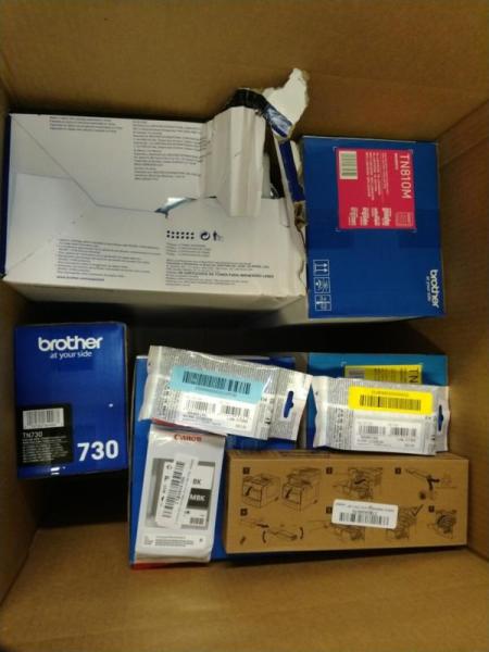 Printer Ink & Toner - Brother, Xerox, Canon - MSRP $2,742
