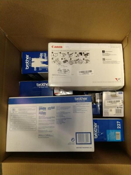 Printer Ink & Toner - Brother, Canon - MSRP $2,355