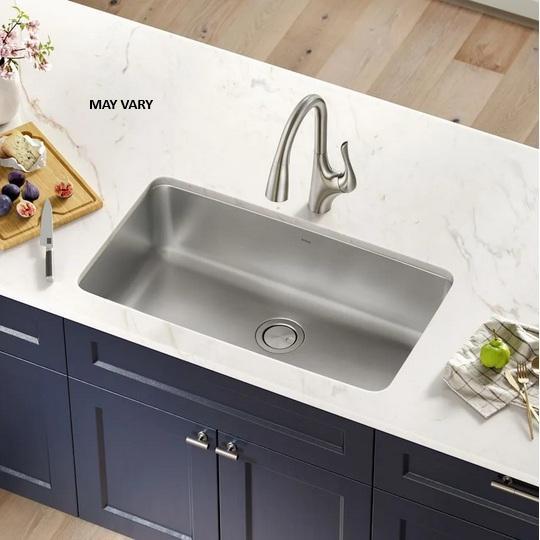 Kraus KA1US33B Stainless Steel Kitchen Sink - MSRP $419