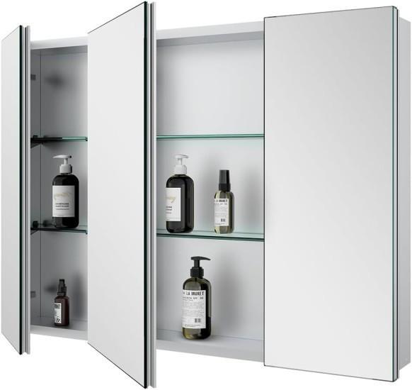 Quavikey 3-Door Medicine Cabinet, Intex Pool Pump, Silonn Countertop Ice Maker - MSRP $5,637