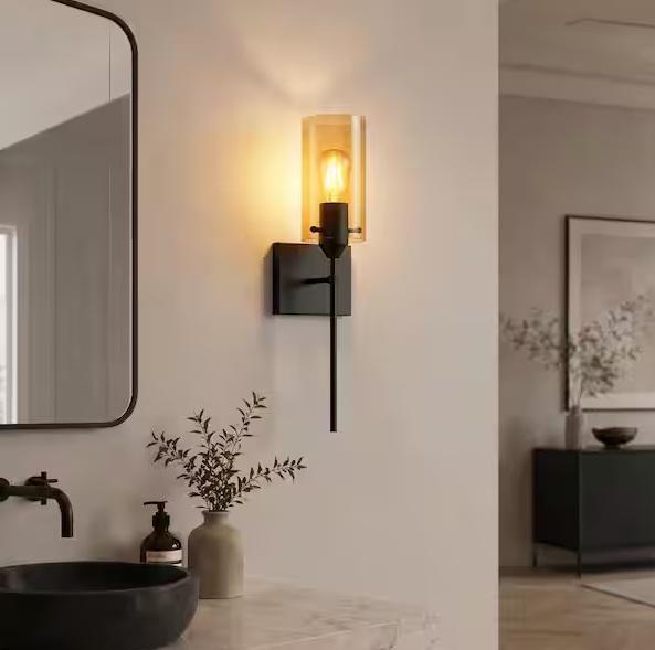Lighting - BETTERBEAM Aira Set of 2 Gold Finish LED Rechargeable Wall Sconces, Bell+Howell - Est Retail $3,022