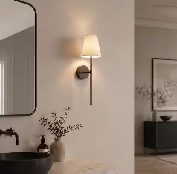 Lighting - BETTERBEAM Aira Set of 2 Black Finish LED Rechargeable Wall Sconces, Bell+Howell - Est Retail $3,526