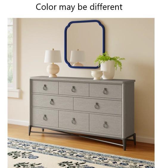 Furniture - Regan 8-Drawer Dresser, Baxley Nightstand, Downer Starfish 2 Door Cabinet - MSRP $4,519