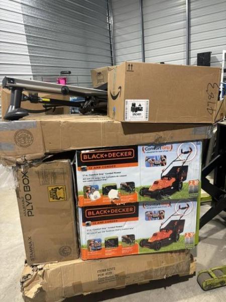 New Mixed Home & Fitness Equipment – Lawn Mowers, Exercise Equipment, Patio Fire Pit & More