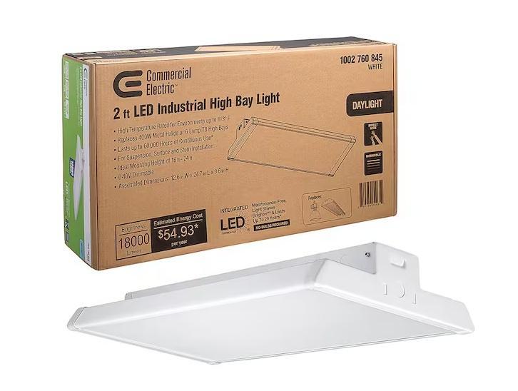 Lighting & Electrical - Commercial Electric, Hampton Bay - Est Retail $2,693- 1plt