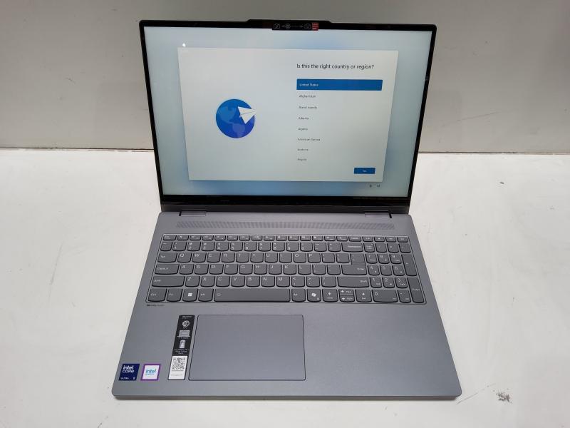 A Grade - Lenovo IdeaPad 5i Laptop, Intel Core Ultra 5 225U, 16GB RAM, 512GB SSD, Luna Grey - MSRP $949