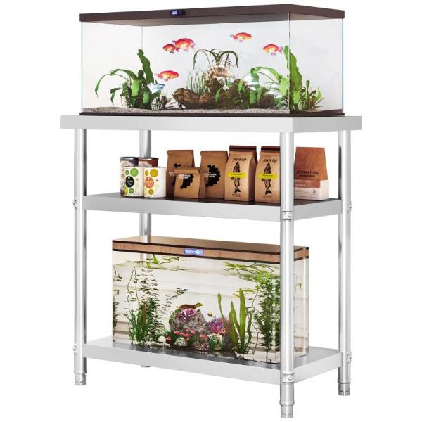 Pet Products - AGGQQA Stainless Steel 20-29-30gal Fish Tank Stands, Aizami Cat Desk Beds, Liter Boxes - MSRP $3,702