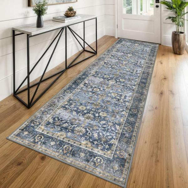 Furniture - KUTA Vintage Washable Runner Rug, YDKGL 5x7 Washable Area Rug, HY HAO YUN LAI Hallway Rugs - MSRP $2,863