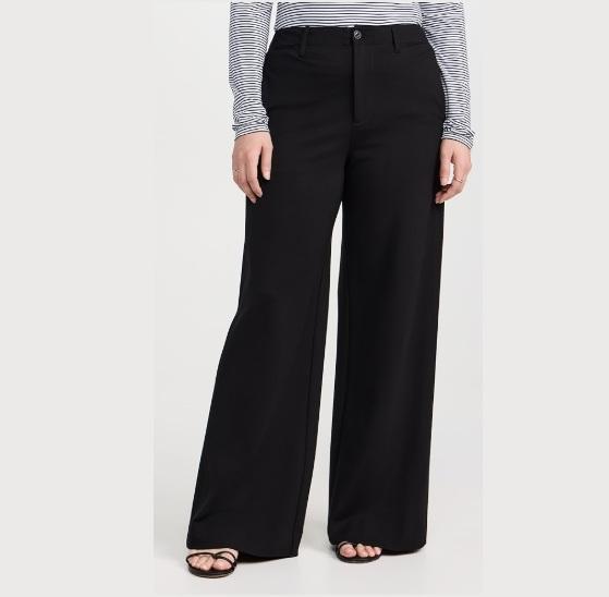 Apparel- Rag & Bone Sofie Ponte Pants, Harvey Cheveron Short Sleeve Sweater, Vuori, Flora Nikrooz -Original MSRP $2,947