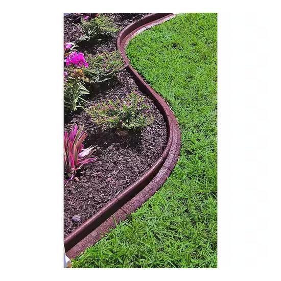 Vigoro EcoBorder 4 ft. Brown Rubber Landscape Edging - Est Retail $460
