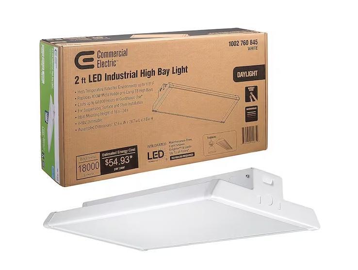 Lighting & Electrical - Commercial Electric, HDC, Hampton Bay - Est Retail $1,885- 2plts