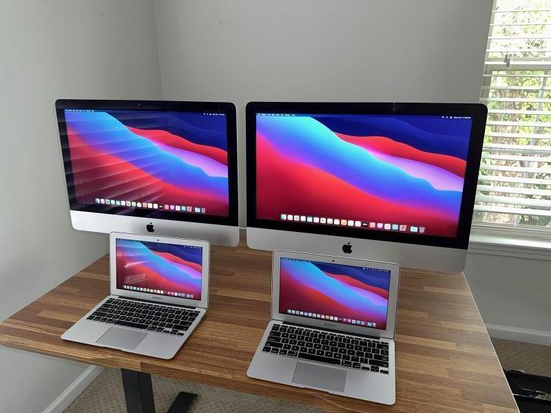 (4) Apple iMac Apple MacBook Air Ready to use