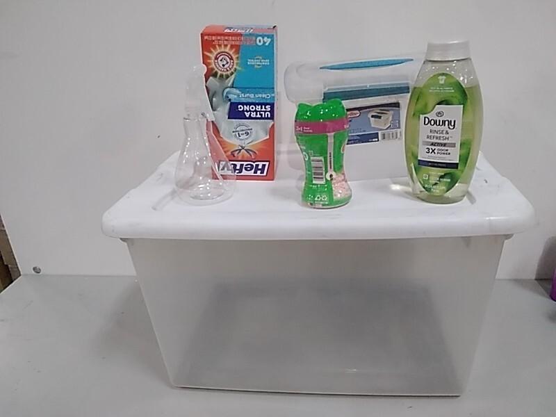 Bed Bath and Home - Stanley Hardware Container, GE SleepLite Amber Brush, Hefty Ultra Strong Tall- MSRP $2,171