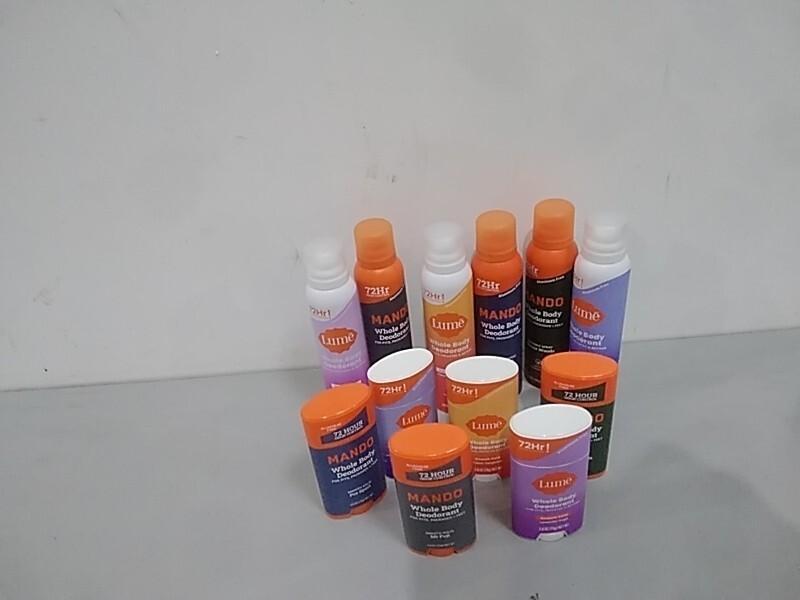 Health and Beauty- Lume Whole Body Deodorant, Mando Men's Whole Body Spray - MSRP $2,323