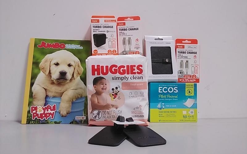 Bed Bath & Home- TURBO CHARGE WALL, ECOS Laundry Sheets, Huggies Wipes - MSRP $6,393
