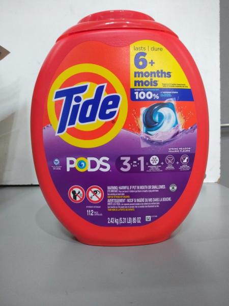 Bed Bath and Home - Tide PODS Liquid Laundry Detergent, Gain Flings Oxi Waterfall Laundry Detergent - MSRP $3,797