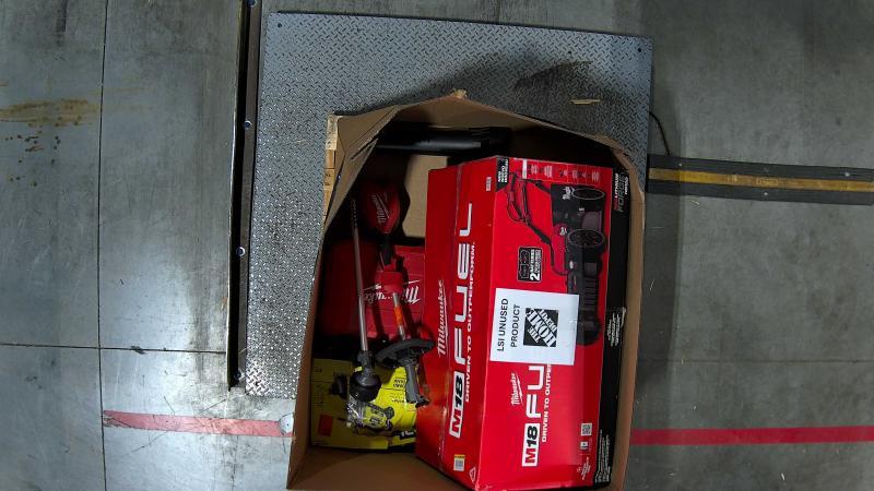 Tools & Hardware - Milwaukee M18 FUEL 21" Self-Propelled Dual Battery Mower Kit, Trimmer Kit, RYOBI - Est Retail $1,527