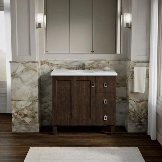 Kohler K-99533-LGR-1WB Vanity Cabinet - MSRP $748