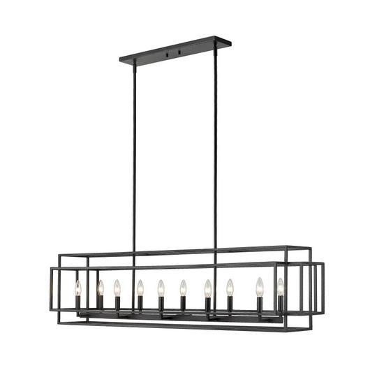 Z-Lite 454-54L-MB Taper Candle Linear Chandelier - MSRP $870