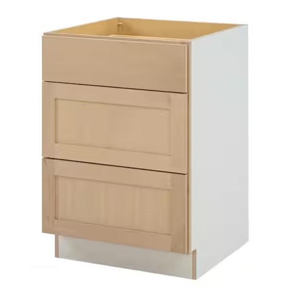 Mixed Lot - Hampton Bay 24inWx24inDx34.5inH Drawer Base Kitchen Cabinets & More - Est Retail $854