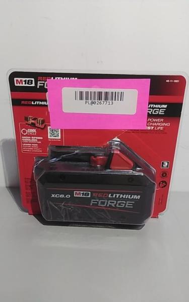 Milwaukee M18 18V Lithium-Ion REDLITHIUM FORGE XC 8.0Ah Battery Pack - MSRP $229