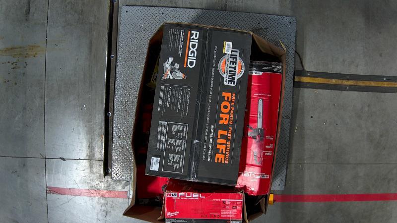 Tools & Hardware - Milwaukee 3-1/2in 18V Framing Nailer Kit, RIDGID, RYOBI, Homelite, DEWALT - Est Retail $3,559