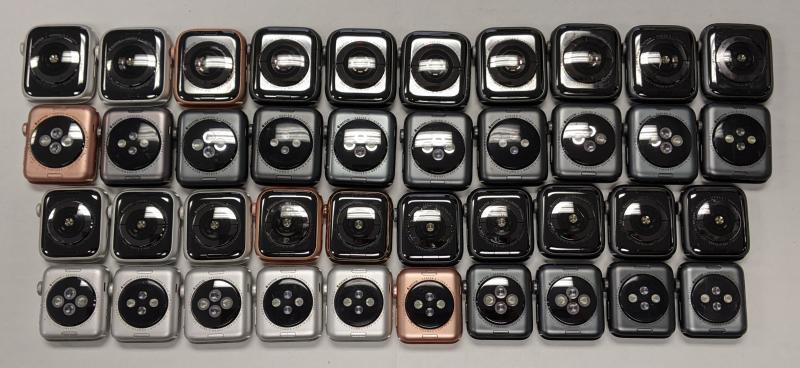 Apple Watch Series 4, Series 3, 38-44mm, 156 Units, MSRP $78,000