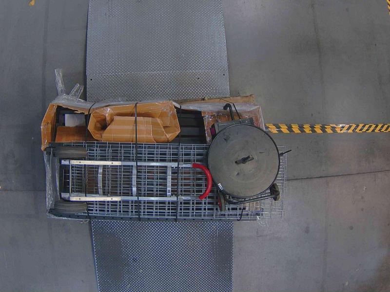 Pallet of Assorted Metal Racking, Heavy Duty Strapping Cart Dispenser, Assorted Hand Truck - MSRP $1,800