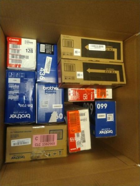 Printer Ink & Toner - Brother, Canon, Kyocera - MSRP $2,679