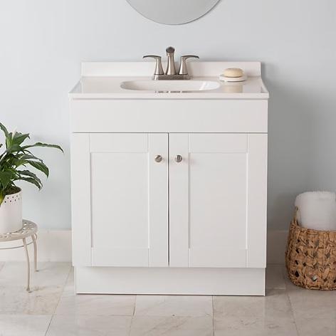 Home Improvement - Project Source Vanities, DeWalt Jobsite Bluetooth Speaker, Style Selections Table - MSRP $1,593