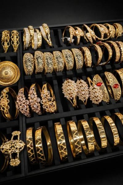 Assorted 18K Gold Filled Bangles