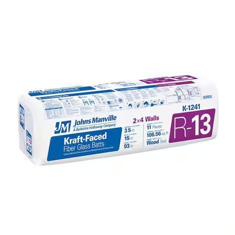 Assorted Home Improvement - Johns Manville Kraft Faced Fiberglass & More - Estimated MSRP $2,022